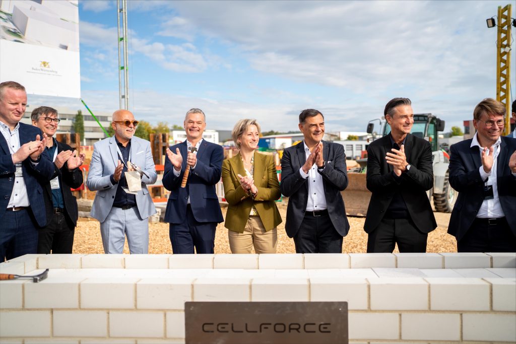 Cellforce Grundsteinlegung